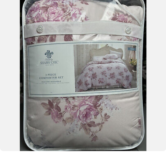 New Simply Shabby Chic Rachel Ashwell King Comforter Set - Picture 2 of 12